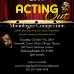 Acting Out Monologue Competition