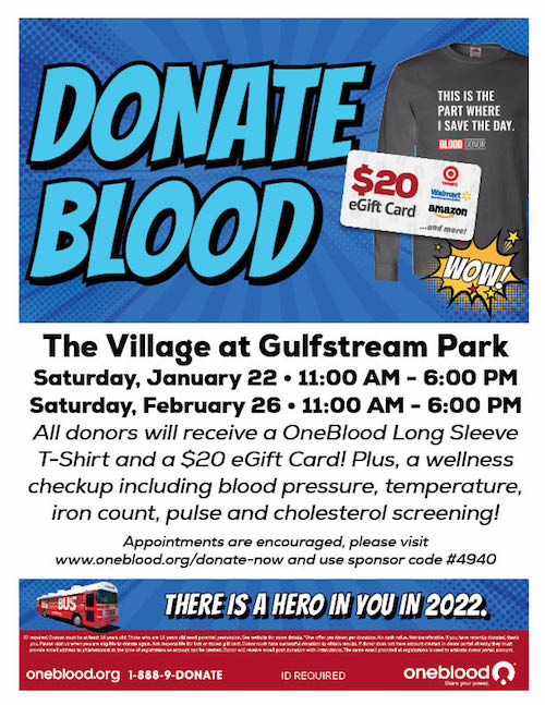 Monthly Blood Drive