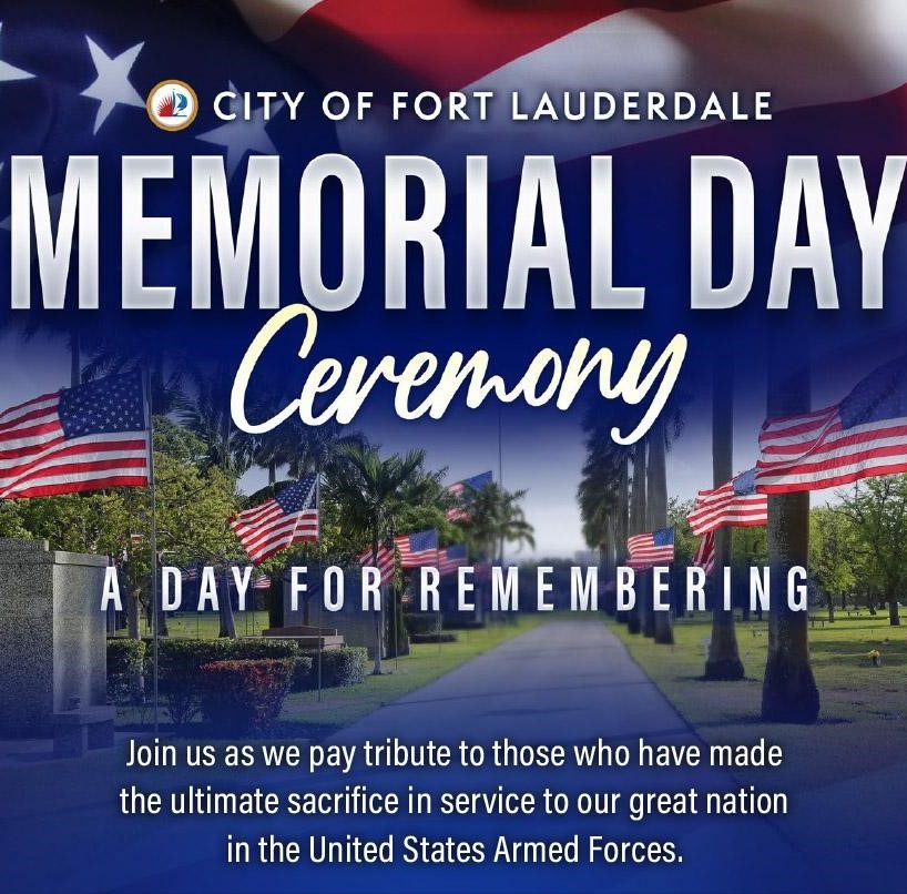 Memorial Day Ceremony Riverwalk Fort Lauderdale