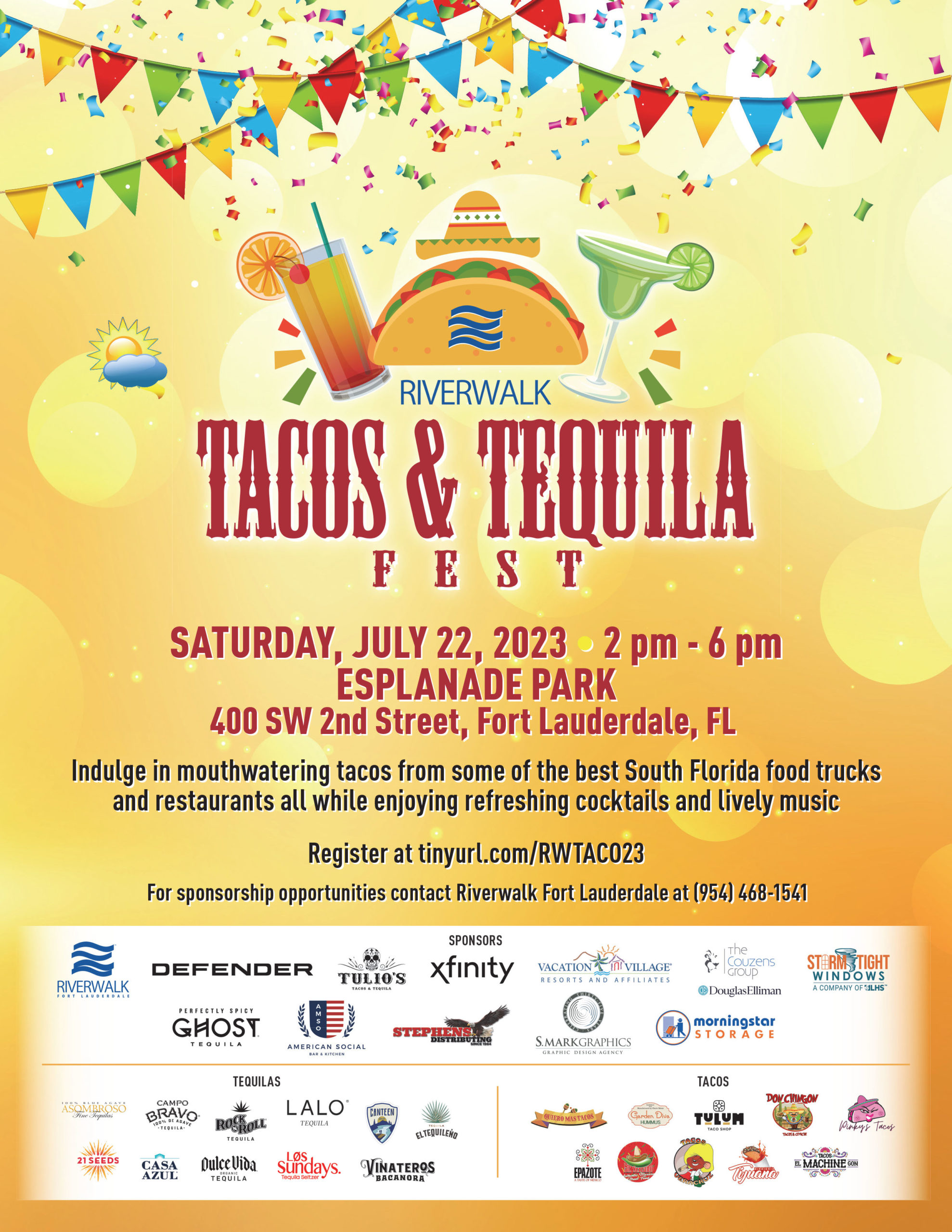 Riverwalk Tacos & Tequila Fest Riverwalk Fort Lauderdale