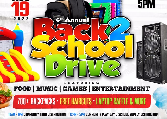 4th Annual Back 2 School Event