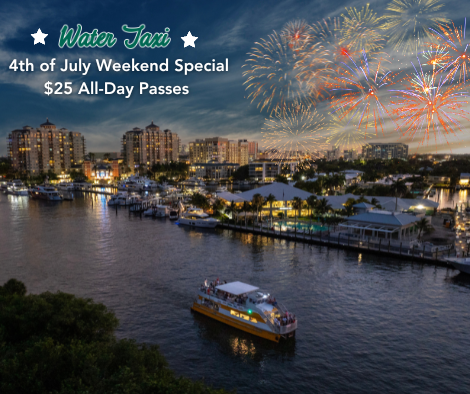 Celebrate 4th of July Weekend with Water Taxi!