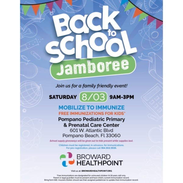 Broward Health’s Back-to-School Jamboree