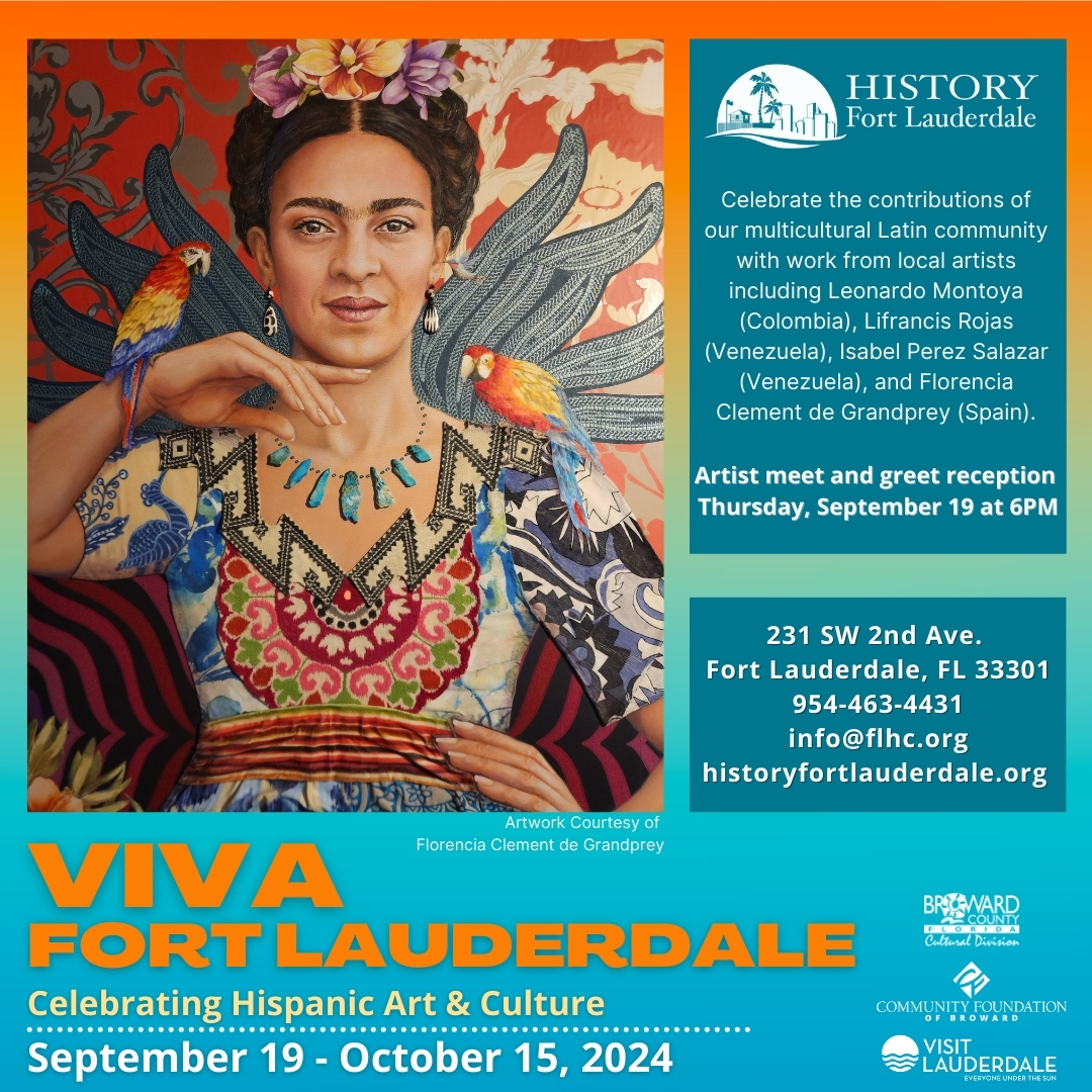 “Viva Fort Lauderdale: Celebrating Hispanic Art & Culture” Artists Preview