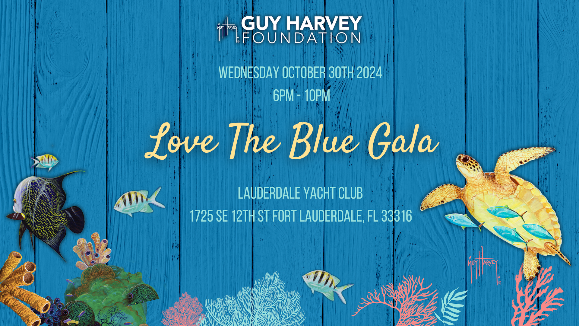 Guy Harvey Foundation’s ‘Love The Blue Gala’