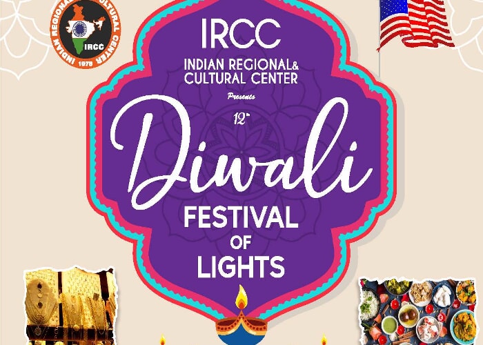 IRCC Indian Regional Cultural Center Diwali - Festival of Lights