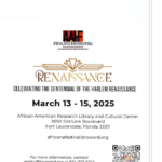 AARLCC 2025 Africana Arts & Humanities Festival -"Renaissance"