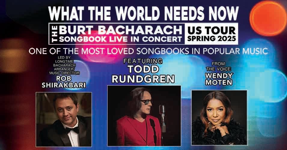 What The World Needs Now: The Bacharach Songbook Live