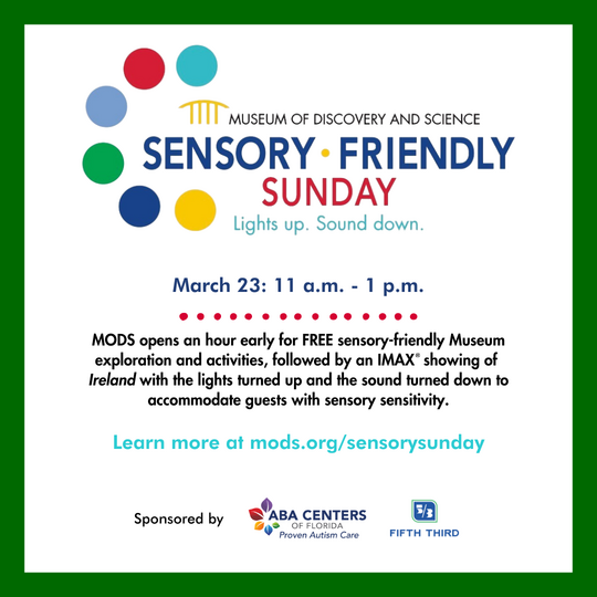 Sensory-Friendly Sundays at Museum of Discovery and Science